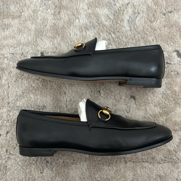 Gucci Jordaan Loafers in Black Leather - Picture 2 of 7